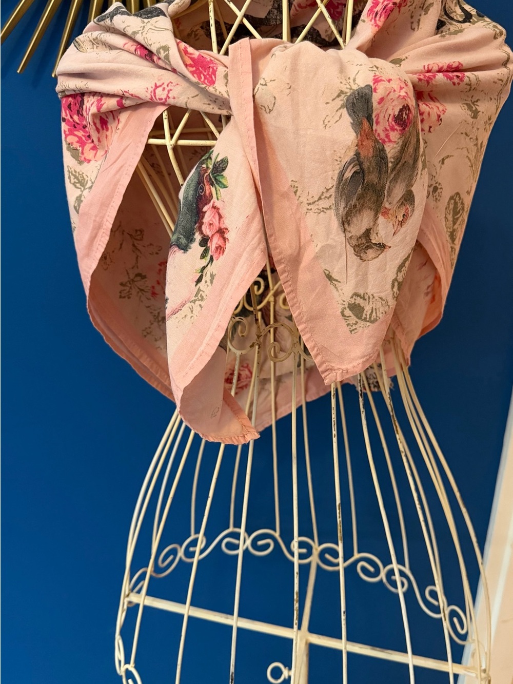 Magnolia Pearl Pink Rose Bandana - Picture 6 of 6